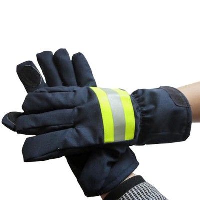 Găng tay chữa cháy xanh đen