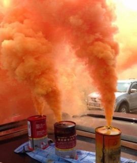 Tín hiệu khói, pháo khói màu cam, pháo khói